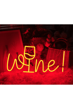 Wine Art Neon Decoration