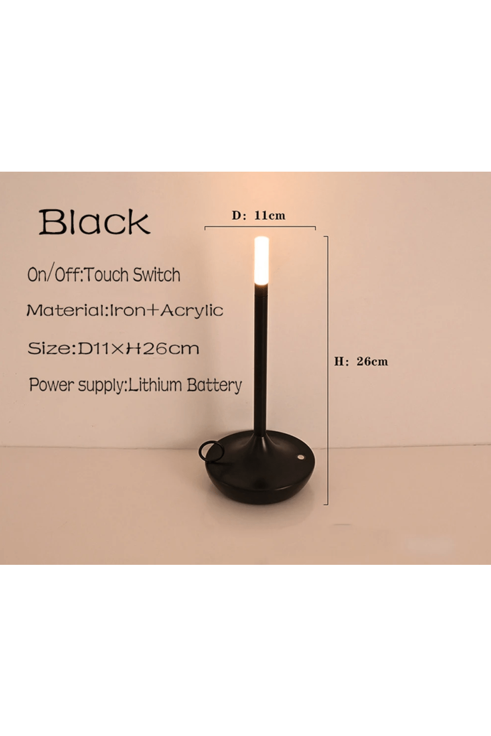 Creative Candle Touch Lamp