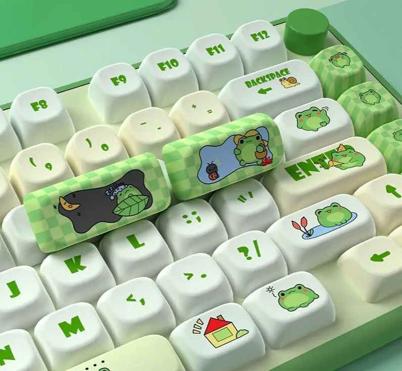 Green Animal MOT Keycaps