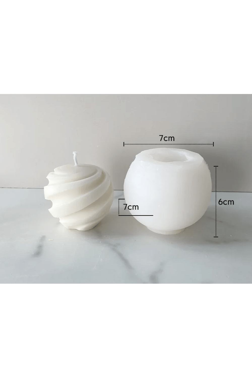 Cross Knot Candle Mold DIY