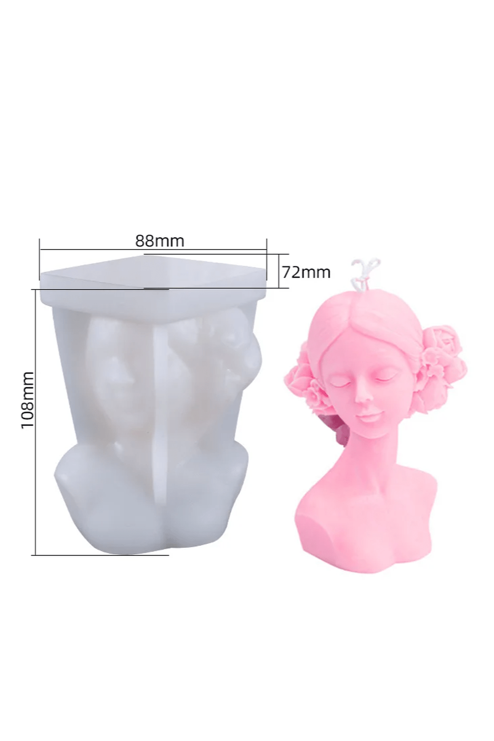 Medusa Head Candle Mold DIY