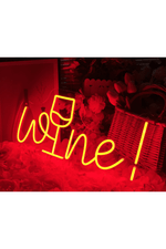 Wine Art Neon Decoration