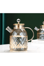 Diamond Glass Juice Teapot