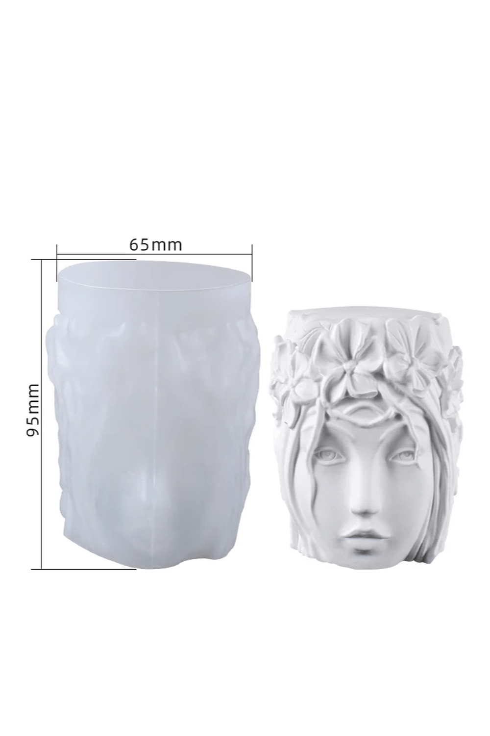 Medusa Head Candle Mold DIY