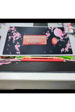 Floral Pink Non-Slip Deskmat