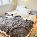 Cozy Sage Sherpa Blanket