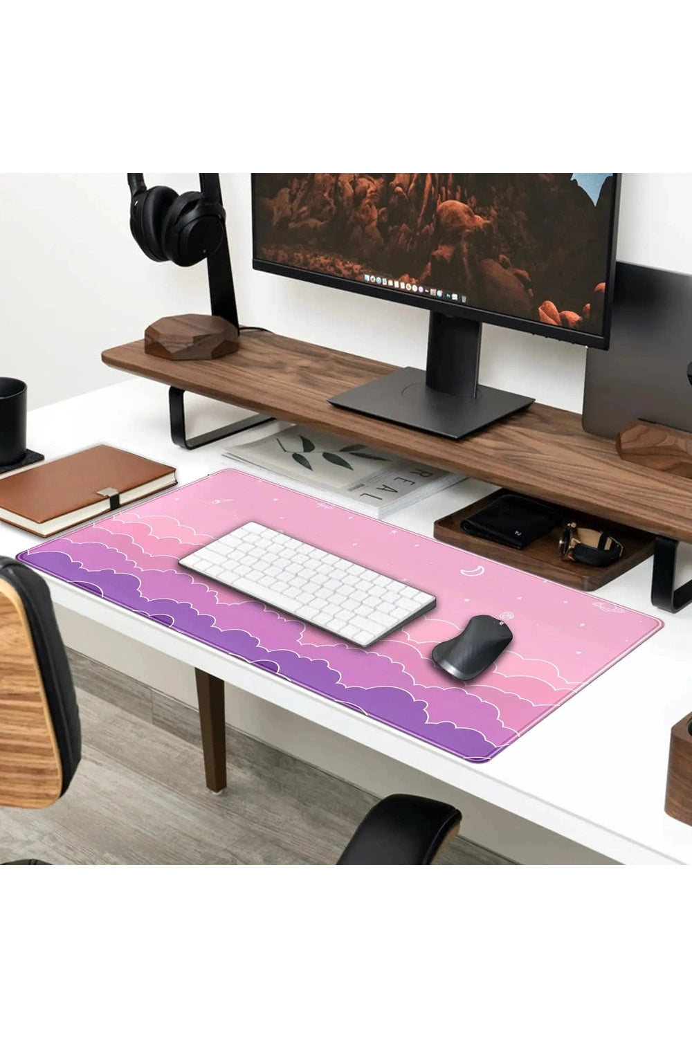 Cute Pink Aesthetic Deskmat