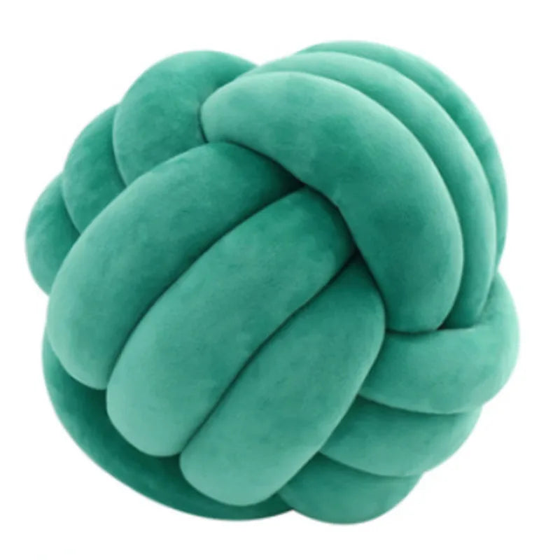 Velvet Knot Ball Pillow Collection