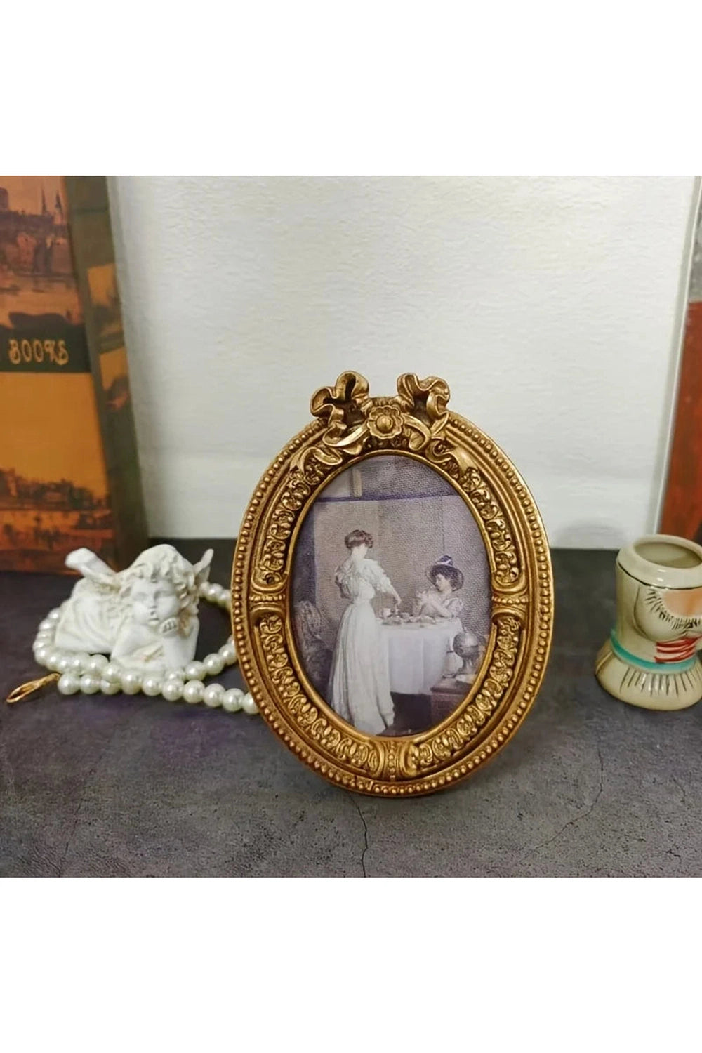 Miniature Golden Vintage Frame