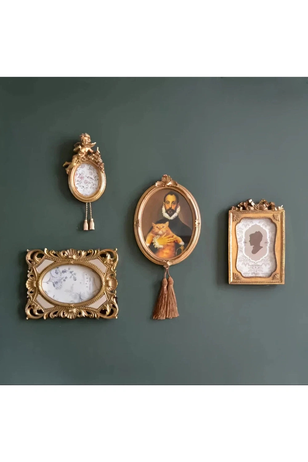 Oval Gold Antique Frames