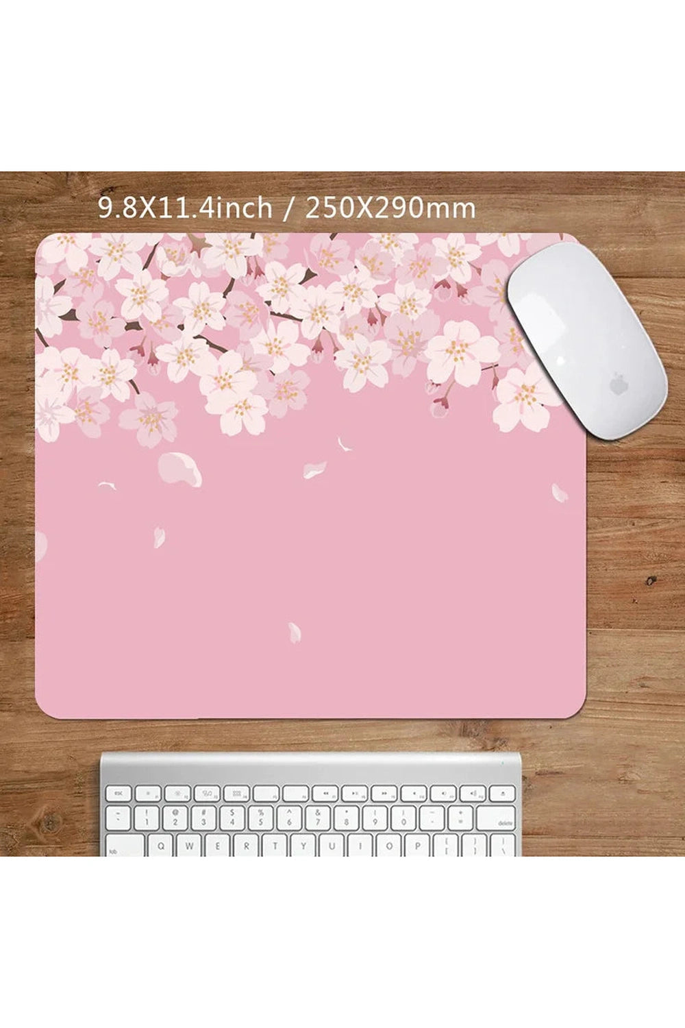 Pink Floral Large Deskmat