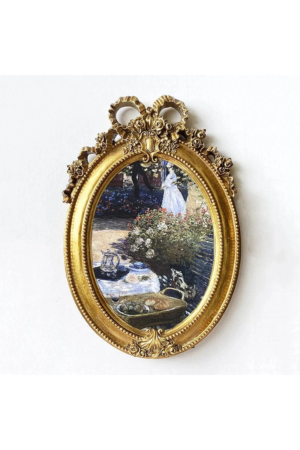 Resin Oval Decor Frame