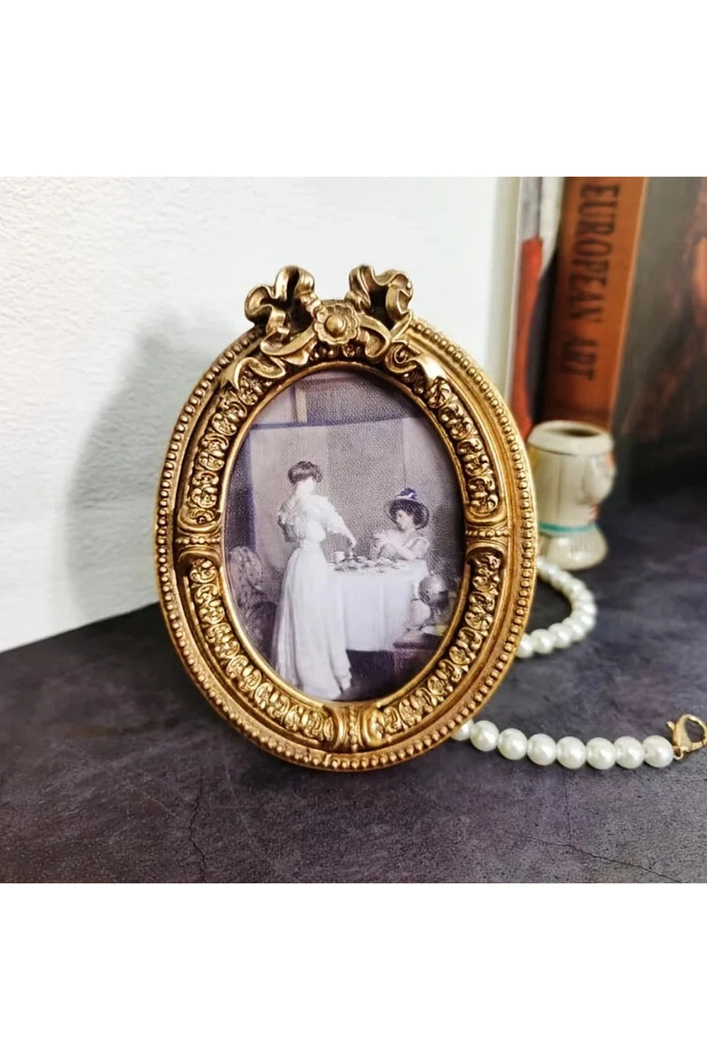 Miniature Golden Vintage Frame