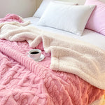 Cozy Sage Sherpa Blanket