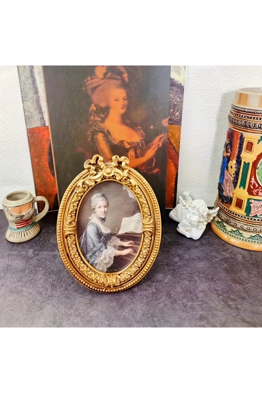 Miniature Golden Vintage Frame