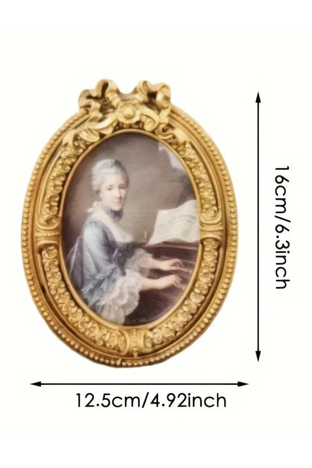 Miniature Golden Vintage Frame