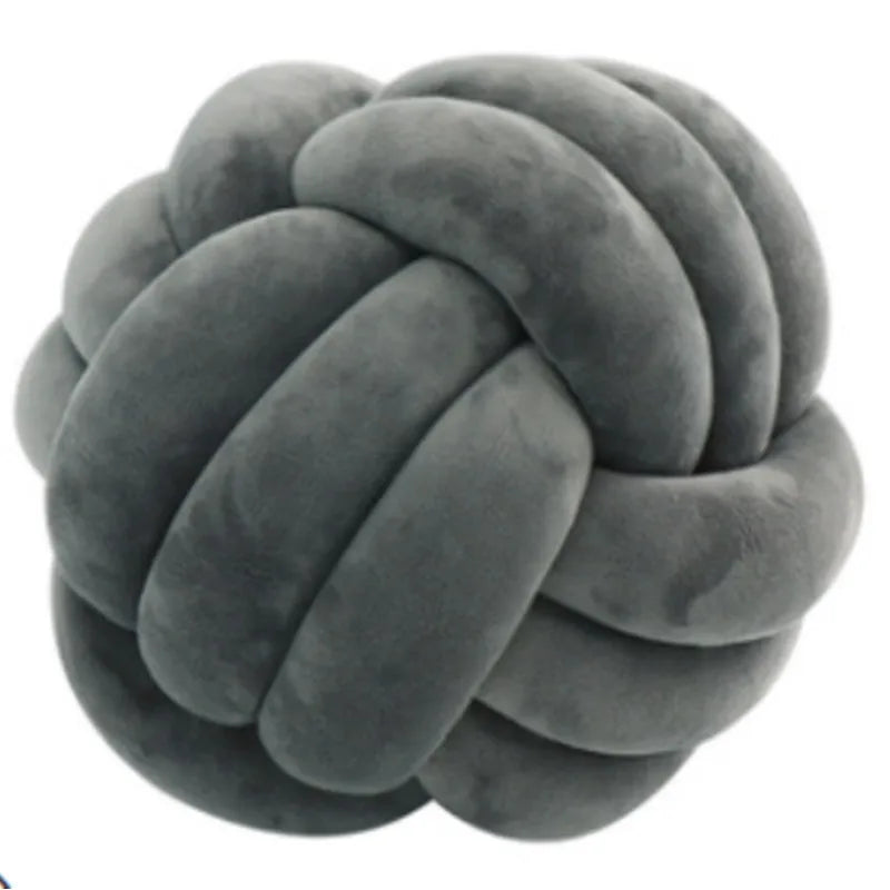 Velvet Knot Ball Pillow Collection