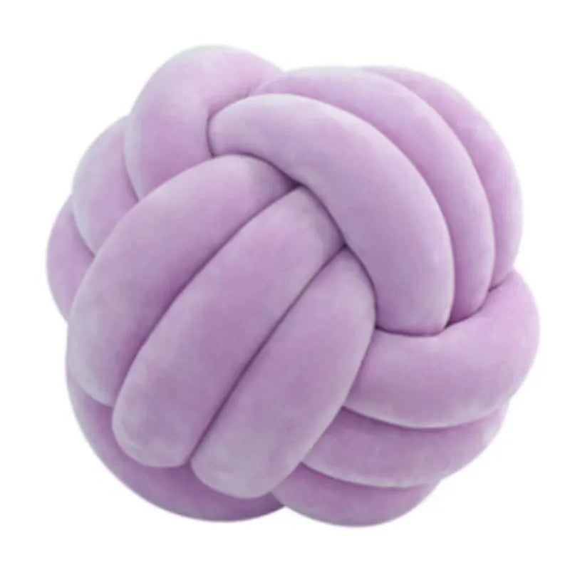 Velvet Knot Ball Pillow Collection