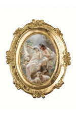 Elegant Golden Ovan Frame