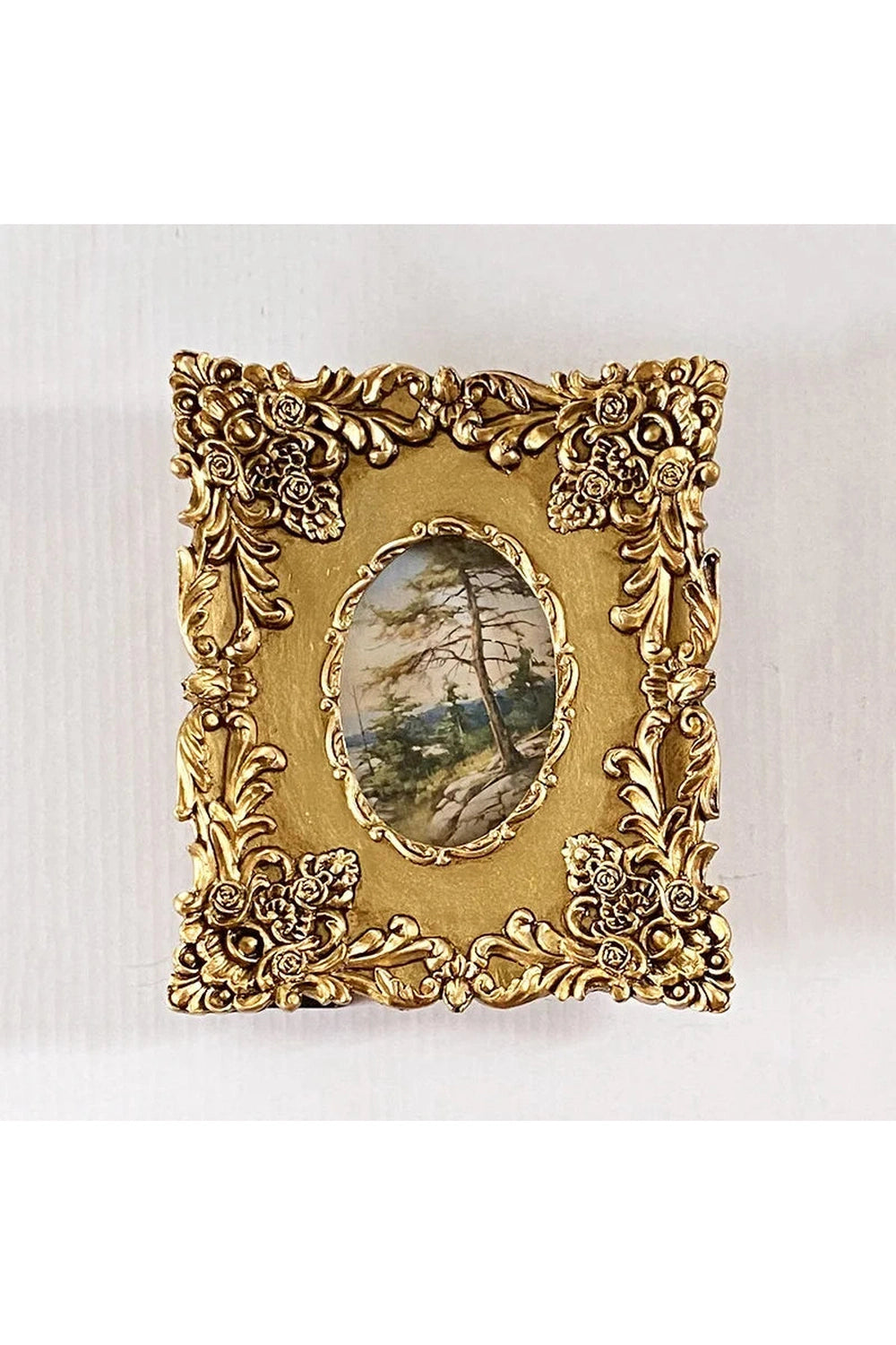 Textured Golden Resin Frame