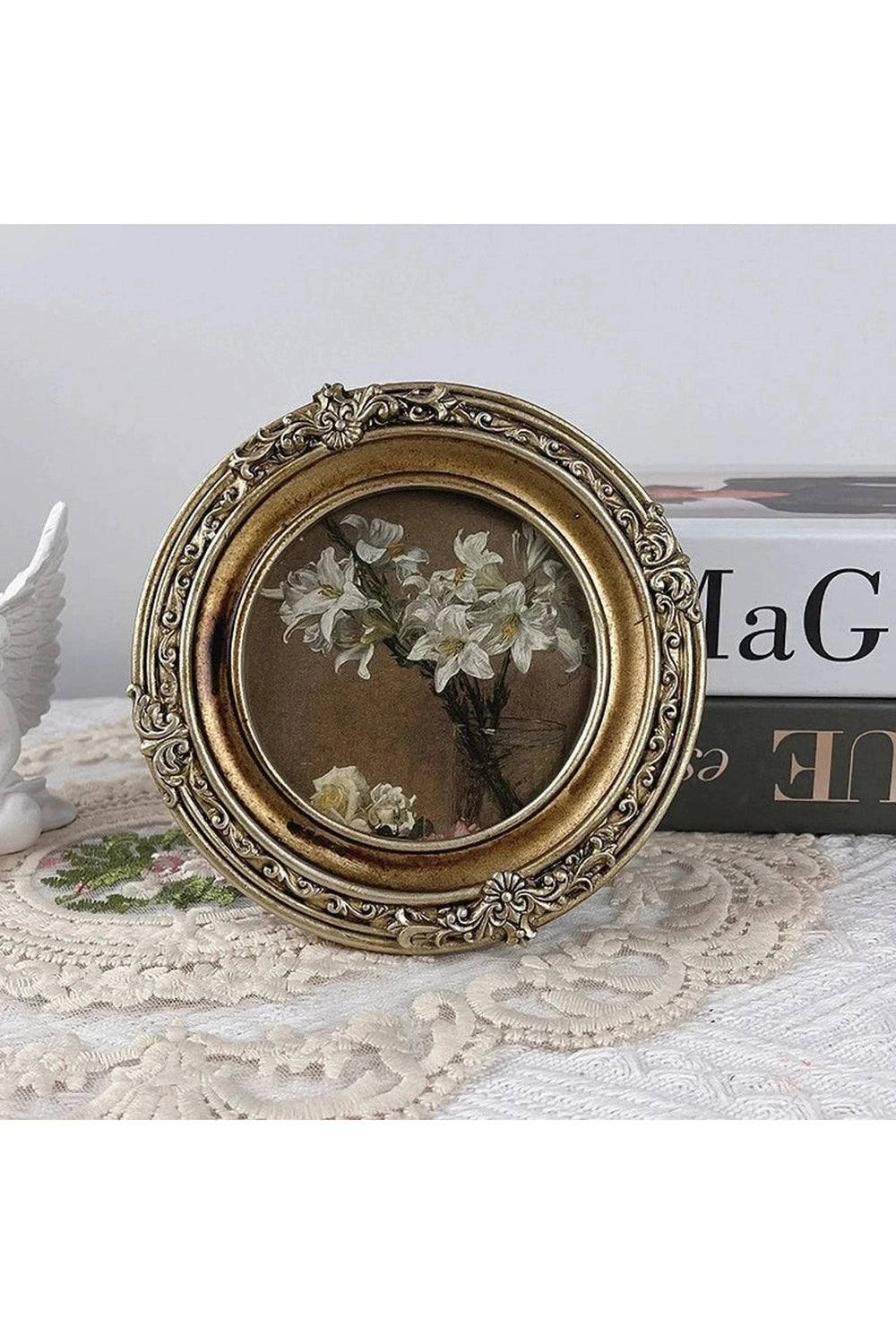 Mini Round Antique Frame