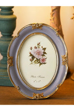 Vintage Purple Oval Frames