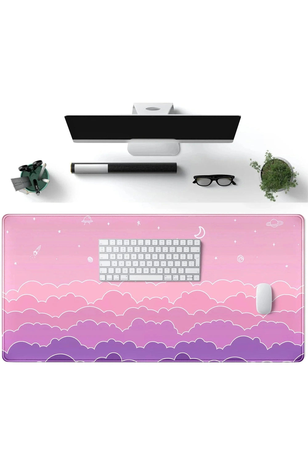 Cute Pink Aesthetic Deskmat