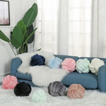 Velvet Knot Ball Pillow Collection