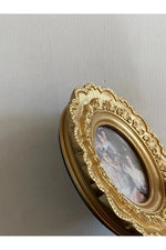 Ornate Floral Golden Frame