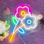 LED-Blumen-Neon-Dekor