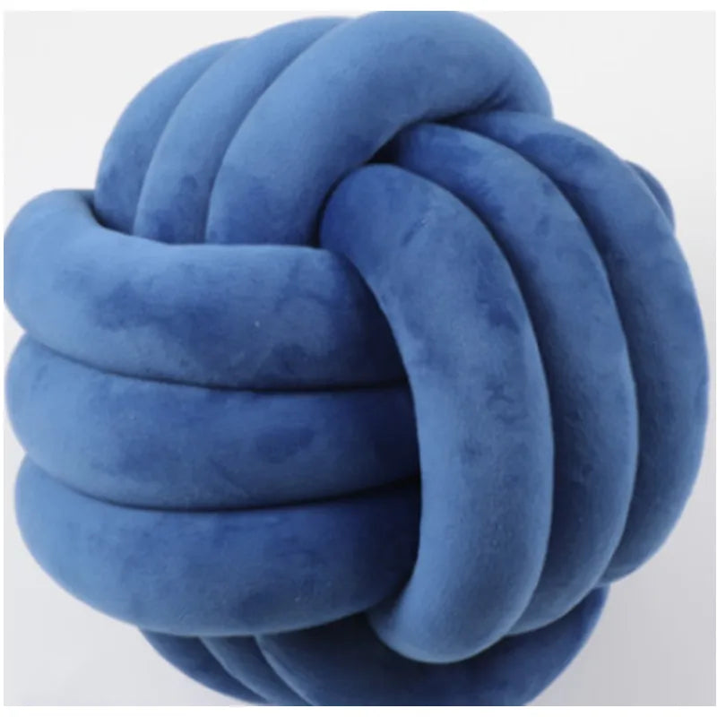 Velvet Knot Ball Pillow Collection