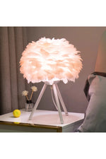 Romantic Feather Table Lamp