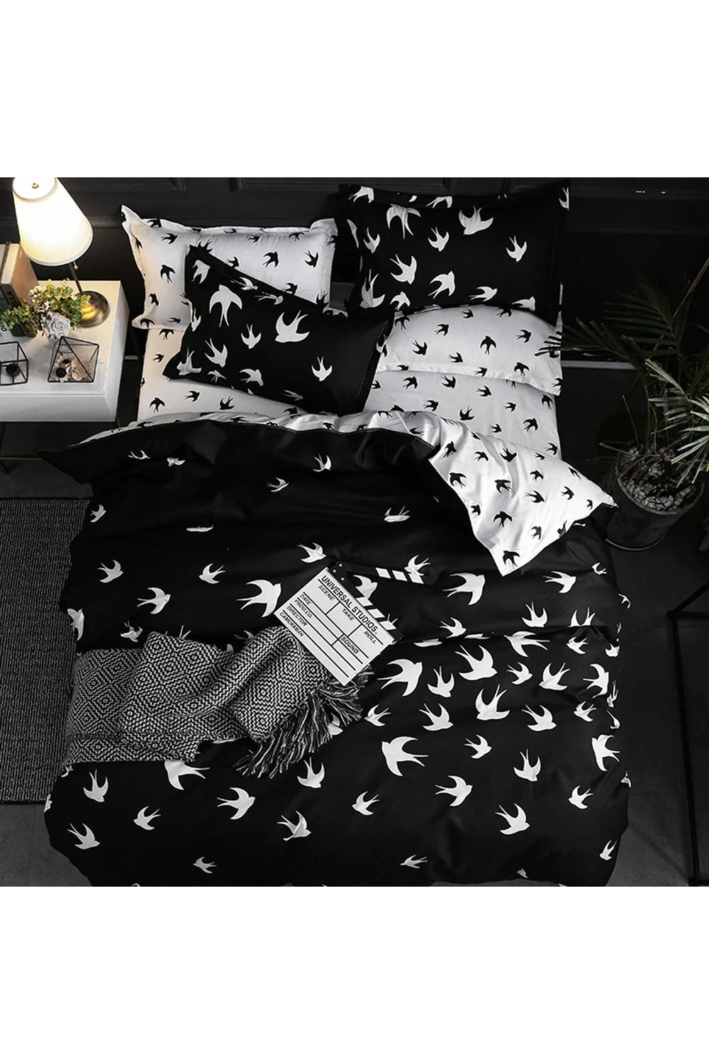 Modern Black Luxury Bedding Set