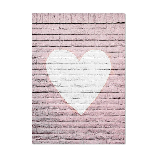 Pink Urban Canvas Poster