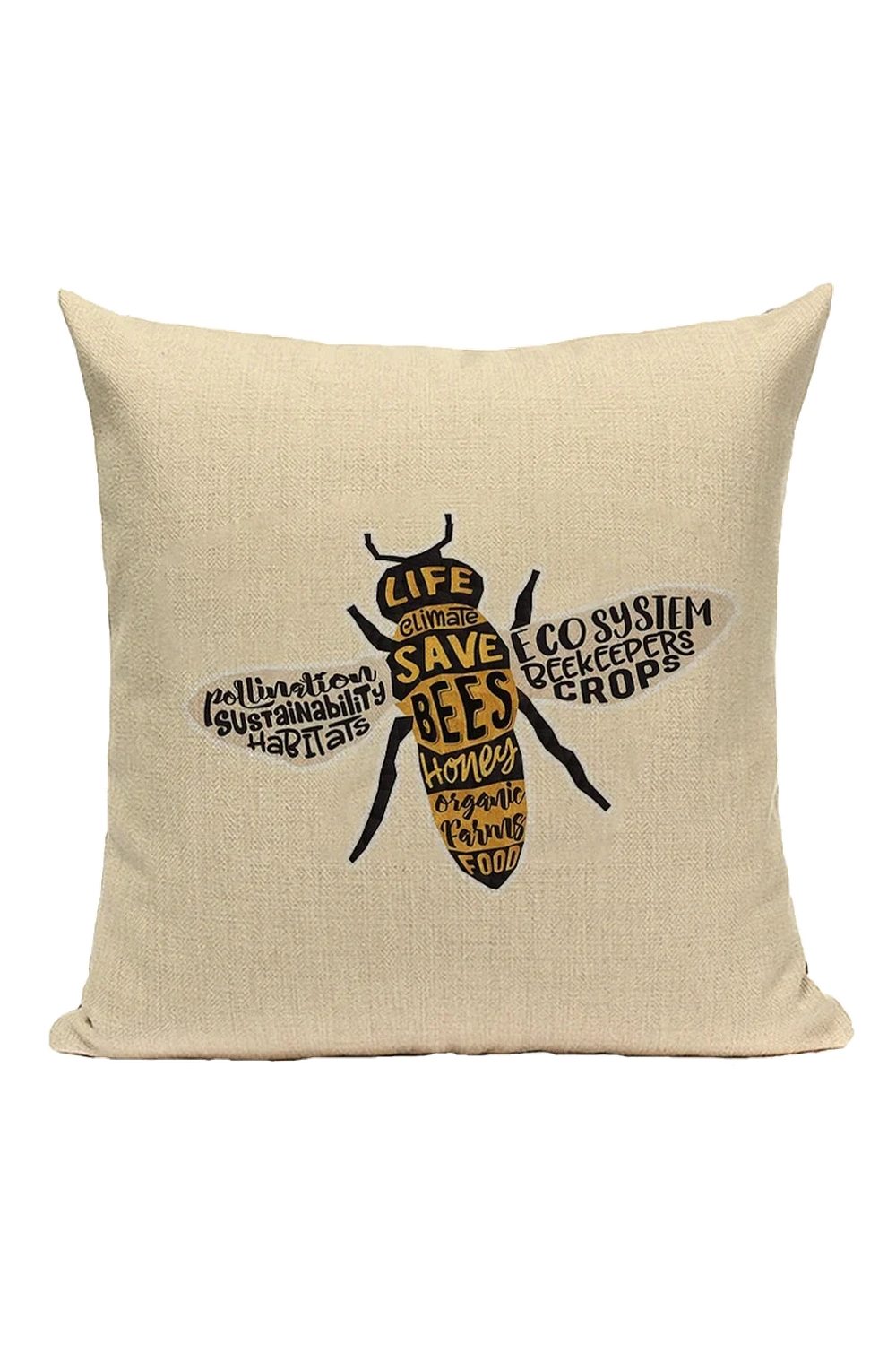 Bee Linen Decorative Pillow Case