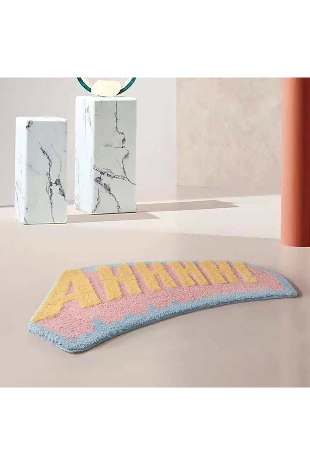 Curved Shower Absorbent Rug