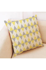 Creative Gray Geometric Pillow Case