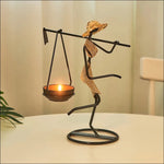 Cultural Elegance Candle Holders