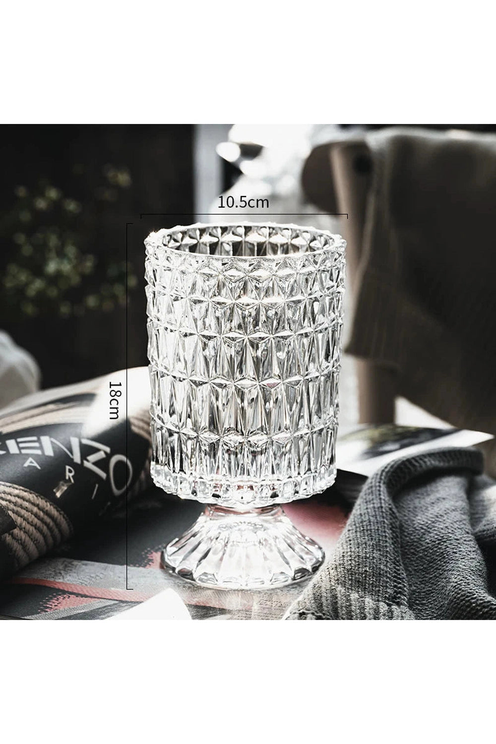 French Crystal Water Vase