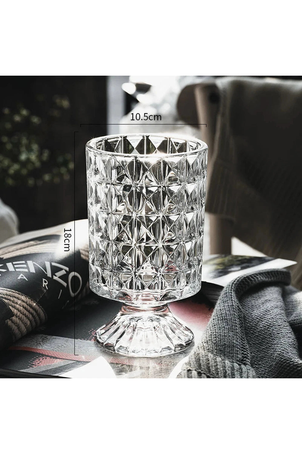 French Crystal Water Vase