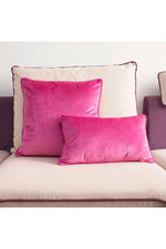 Pink Velvet Pillow Case