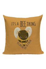 Bee Linen Decorative Pillow Case