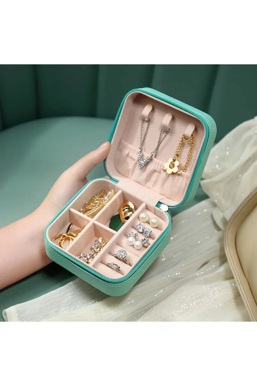 Compact Jewelry Storage Box