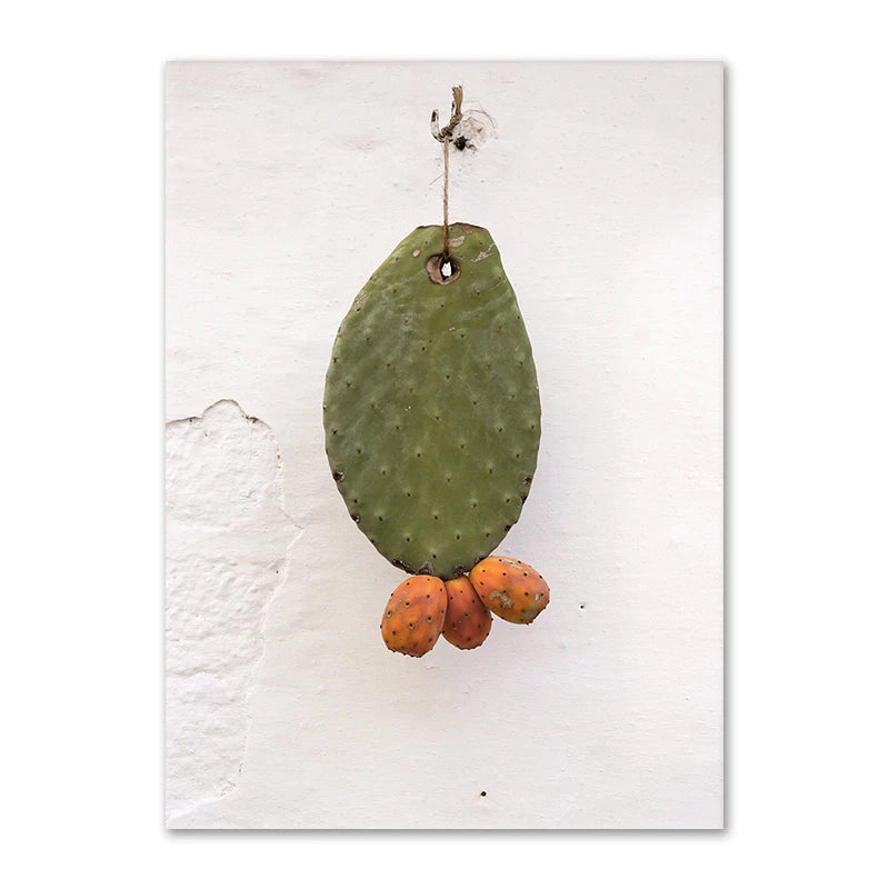 Italian Cactus Canvas Poster