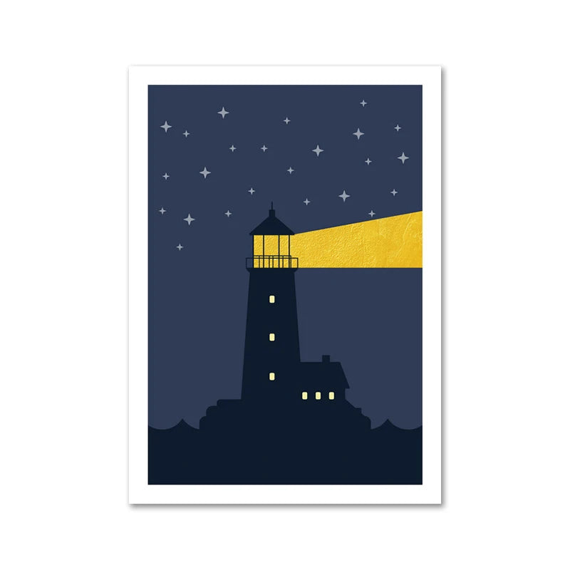 Lighthouse Art Canvas Poster