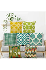 Colorful Geometry Pillow Cover