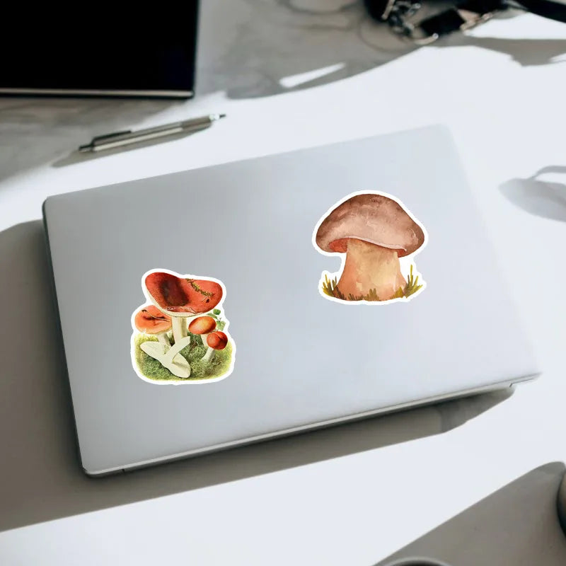 Whimsical Mushroom Forest Stickers