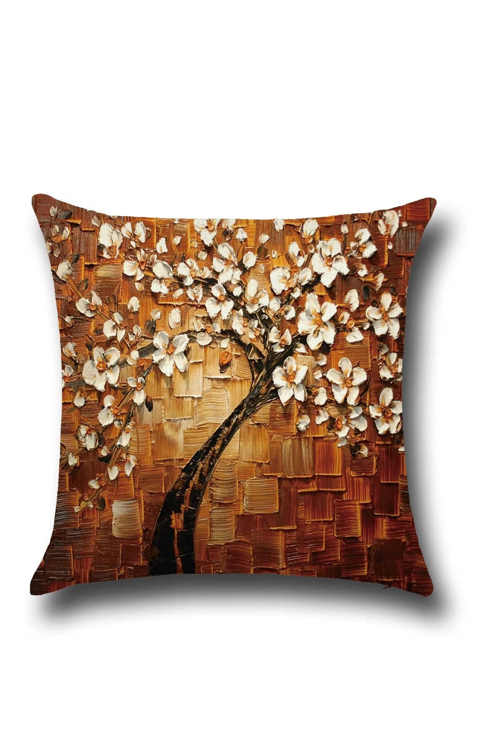 Wall Floral Printed Pillow Case