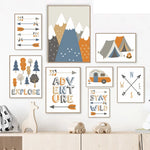 Mountain Adventure Canvas Poster