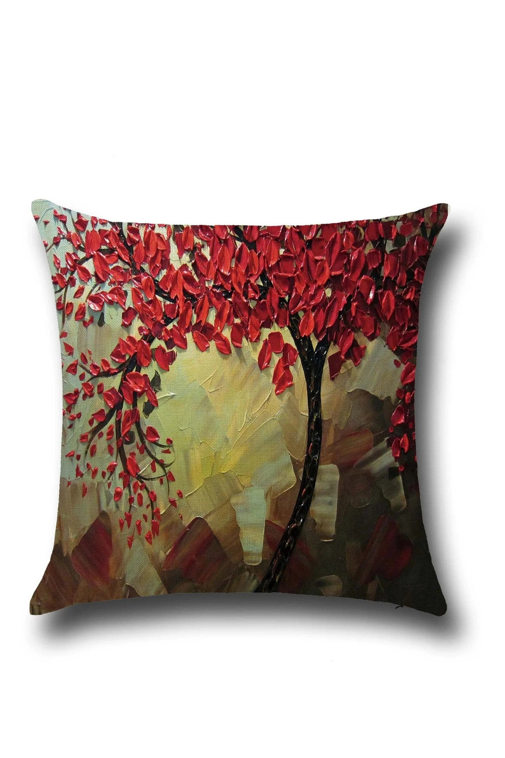 Wall Floral Printed Pillow Case